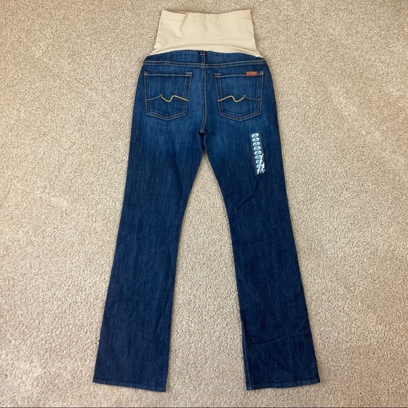7FAM Boot Cut Maternity Jeans 29 Petite - Picture 13 of 15